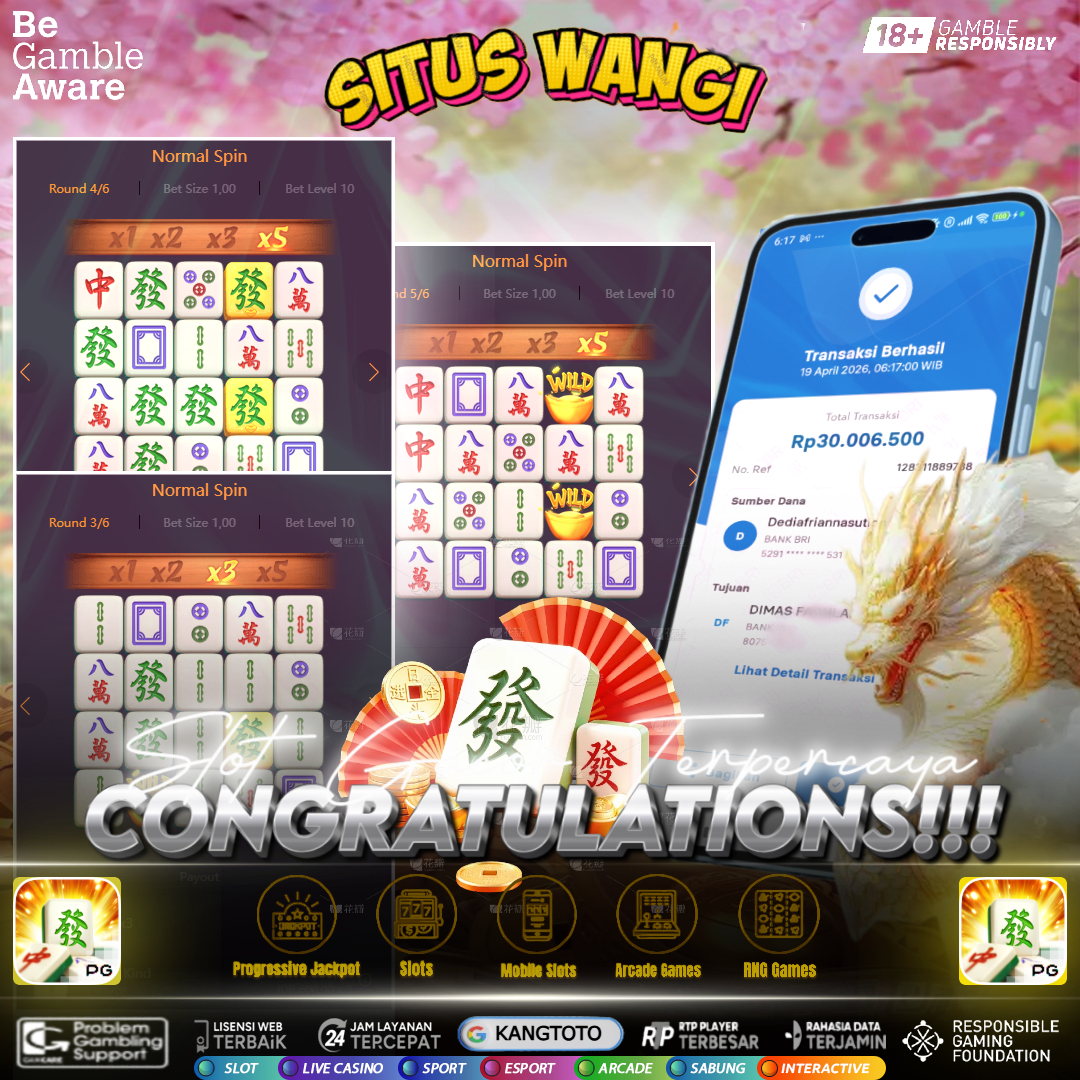 JACKPOT SPIN MANUAL MAHJONG WAYS Rp 30.000.000