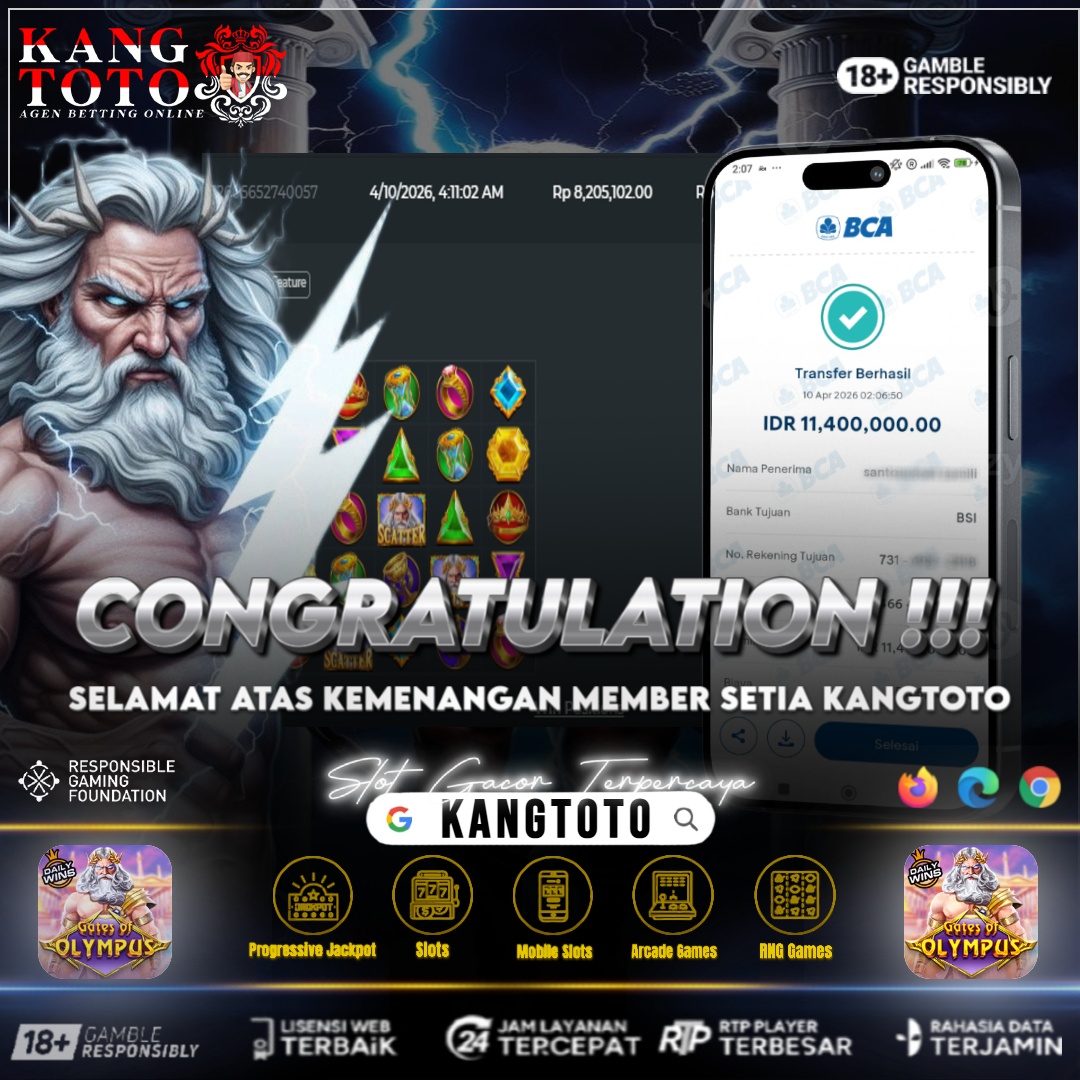 JACKPOT GATE OF OLYMPUS RP 11.400.000