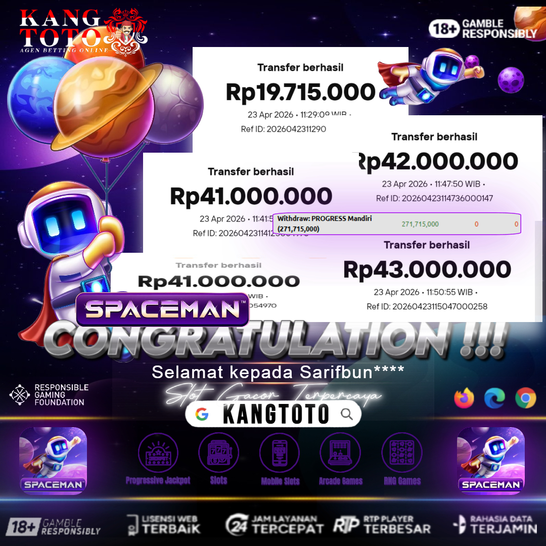 TERBANG TANPA BATAS BERSAMA SPACEMAN RP 271.715.000