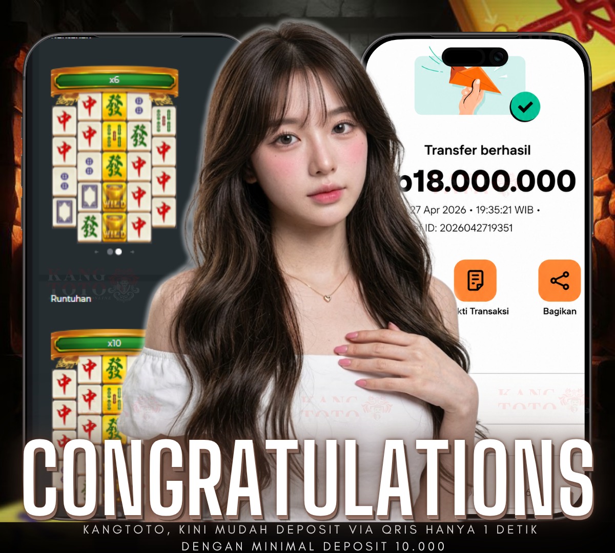 PRAGMATIC PLAY - JACKPOT MAHJONG WINS 2 Rp18.000.000