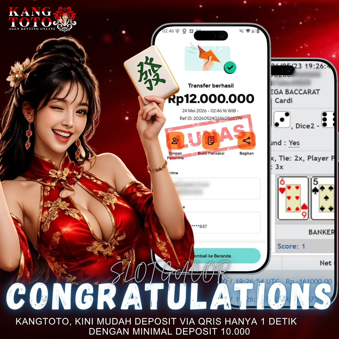JACKPOT MEGA BACCARAT - Rp. 12.000.000 LUNAS