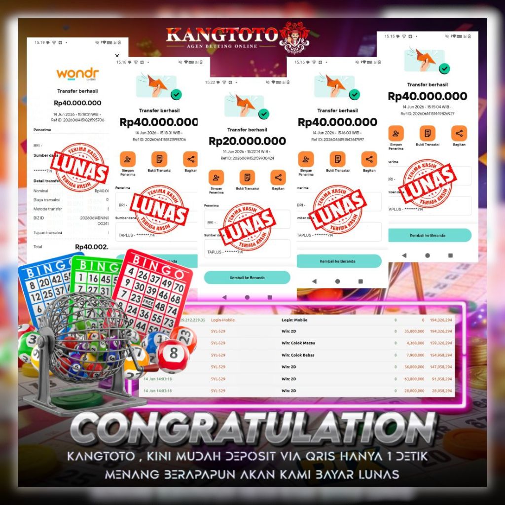 JACKPOT ANGKA TEMBUS  PASARAN SYDNEY LOTTO RP 180,000,000