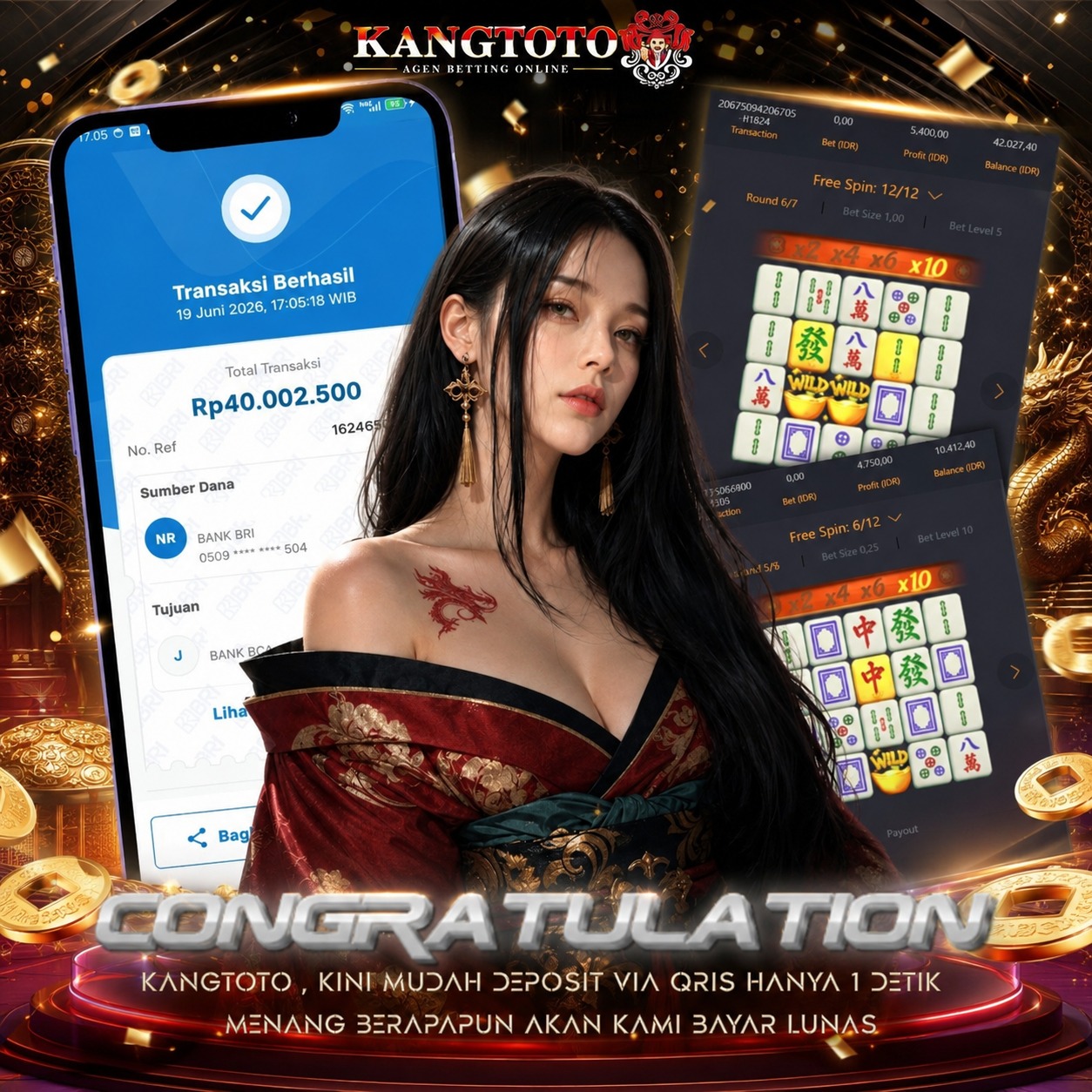 SELAMAT! - JACKPOT RP 40.000.000 SUDAH CAIR - GILIRANMU MENYUSUL