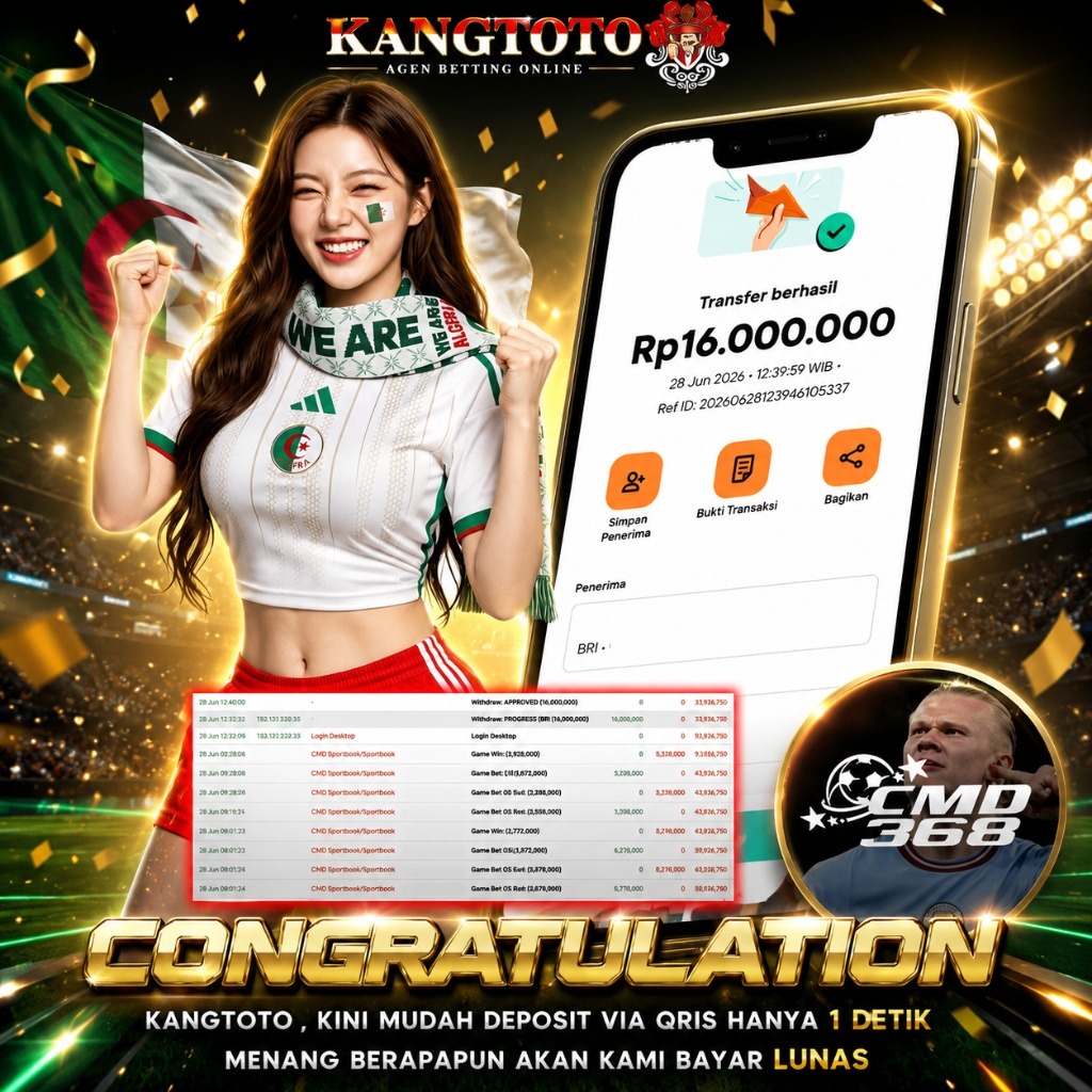 BUKTI NYATA! - WD Rp16.000.000 - SPORTBOOK CMD368 - LANGSUNG CAIR KILAT!