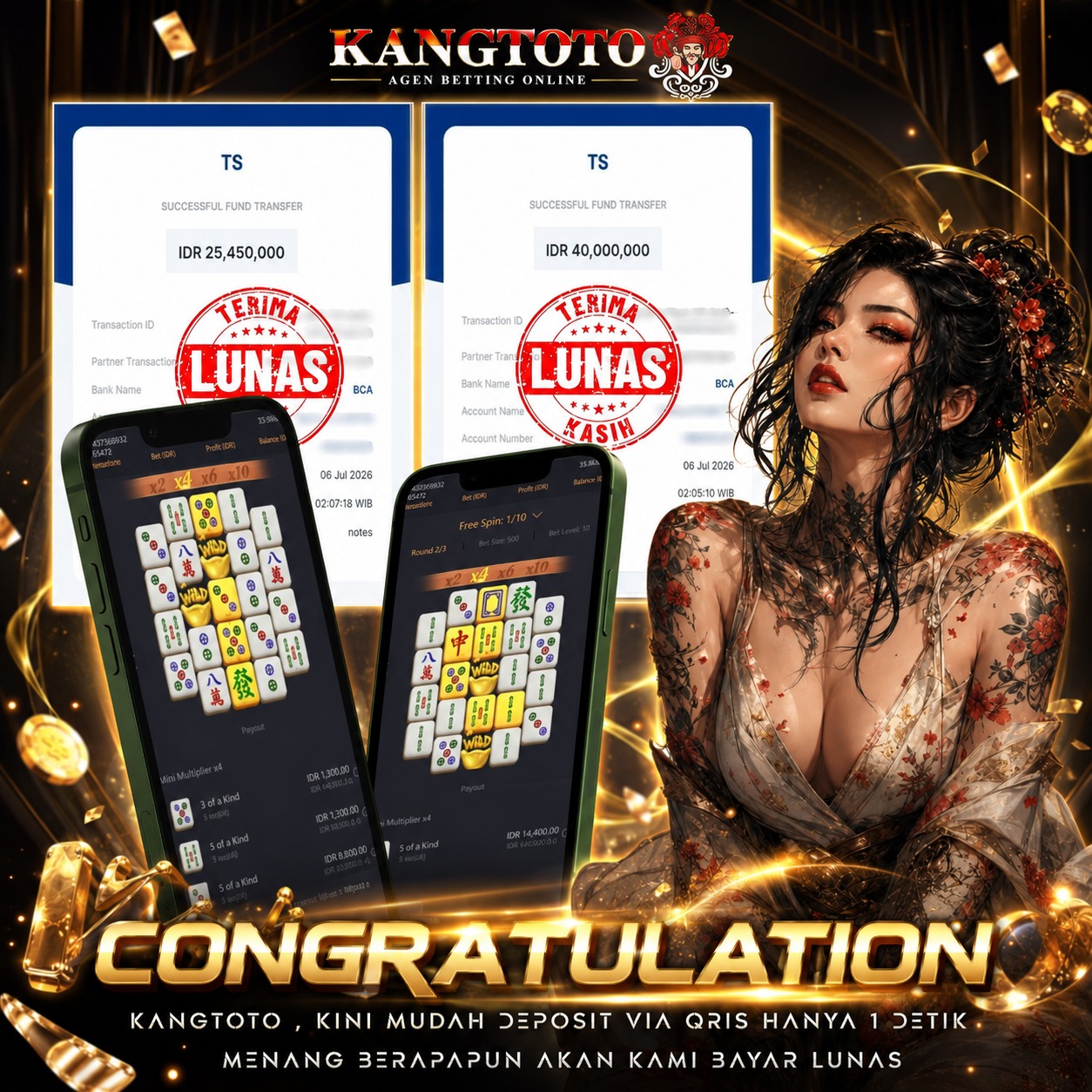 BUKTI NYATA JACKPOT MAHJONG WAYS 2 Rp 65.450.000