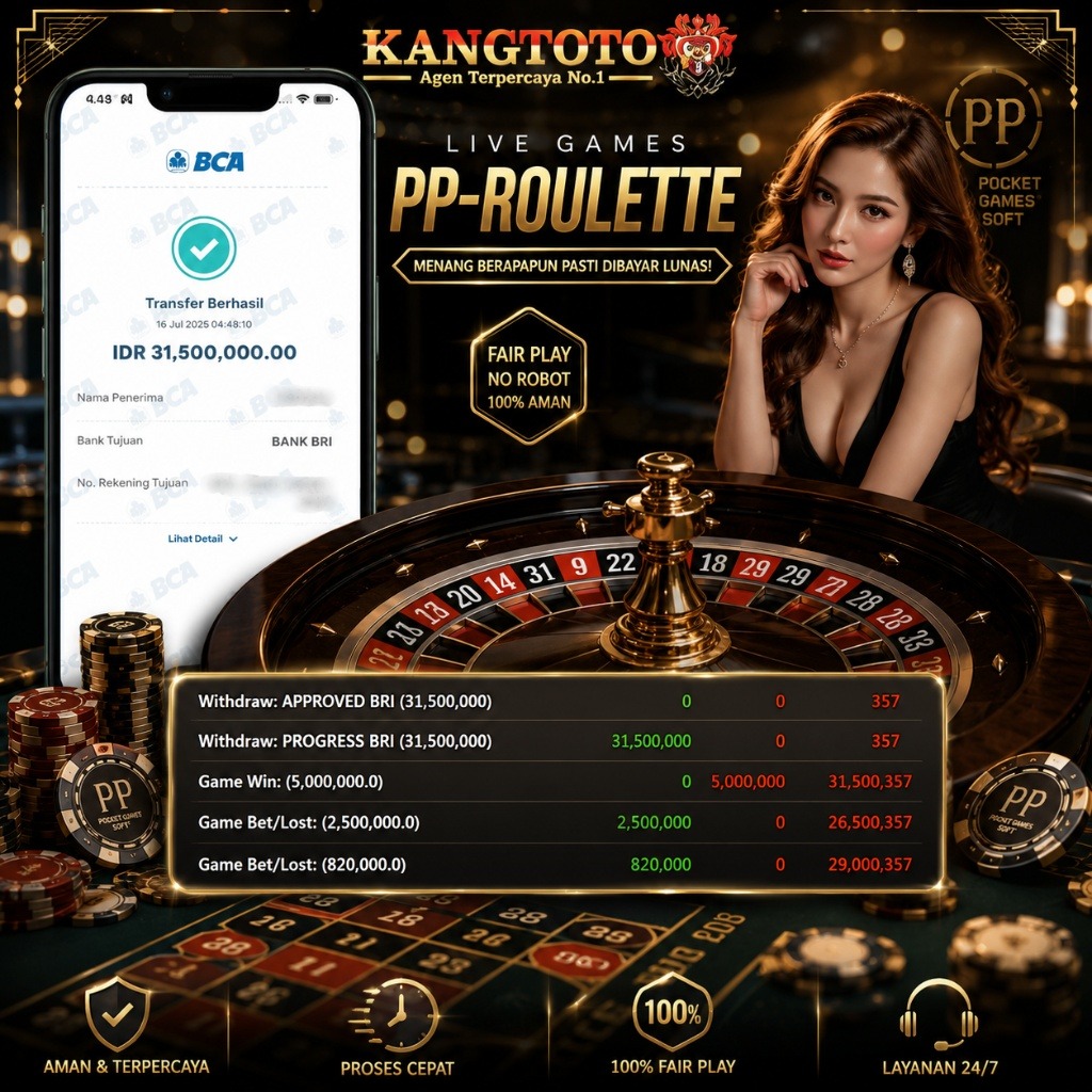 TING TUNG TING TUNG  PP - ROULETTE PECAH Rp 31.600.000 LUNAS !!!