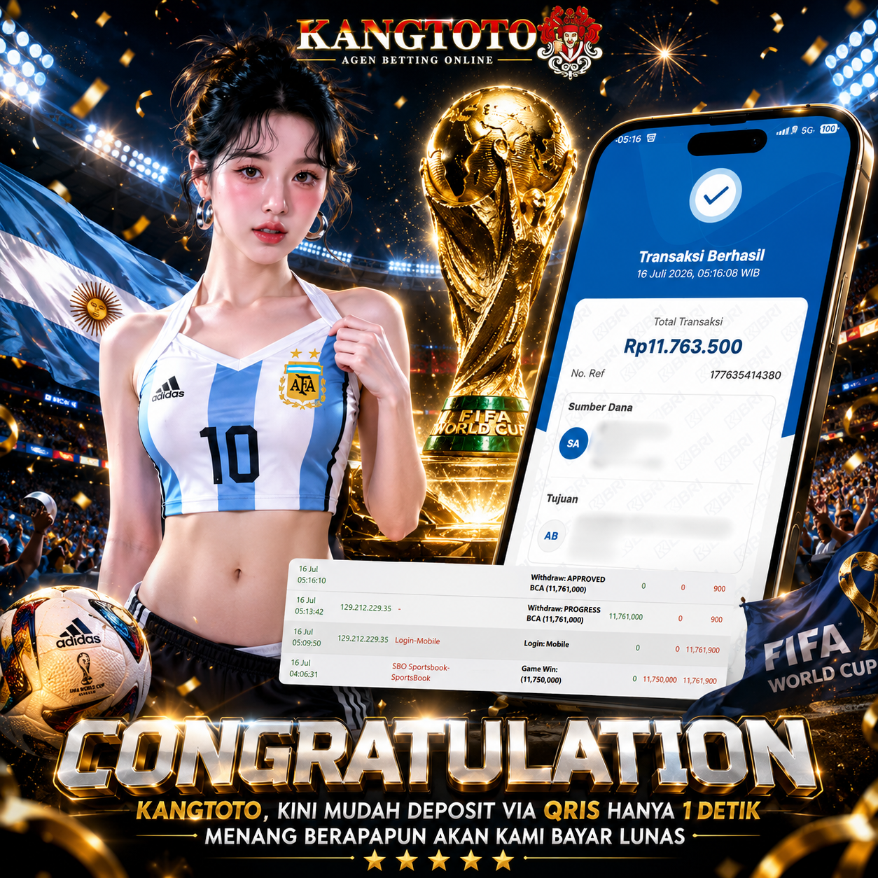 PANEN RP 11,000,000 - SBO Sportsbook - LANGSUNG CAIR!