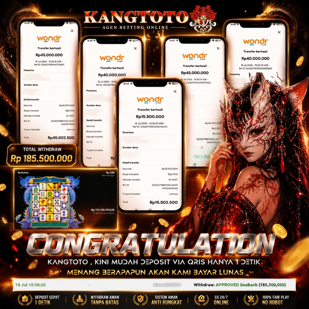 TOTAL WD RP 185,500,000 - MAHJONG BLACK SCATTER - PRAGMATIC PLAY - CAIR TANPA PENDING !