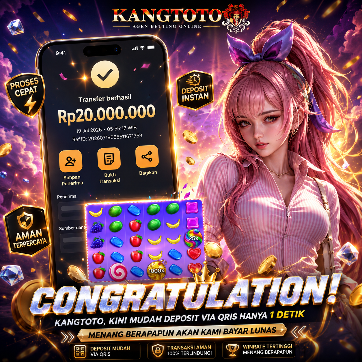 BOM 1000X PECAH LAGI - RP 20,000,000 - CAIR LANGSUNG !