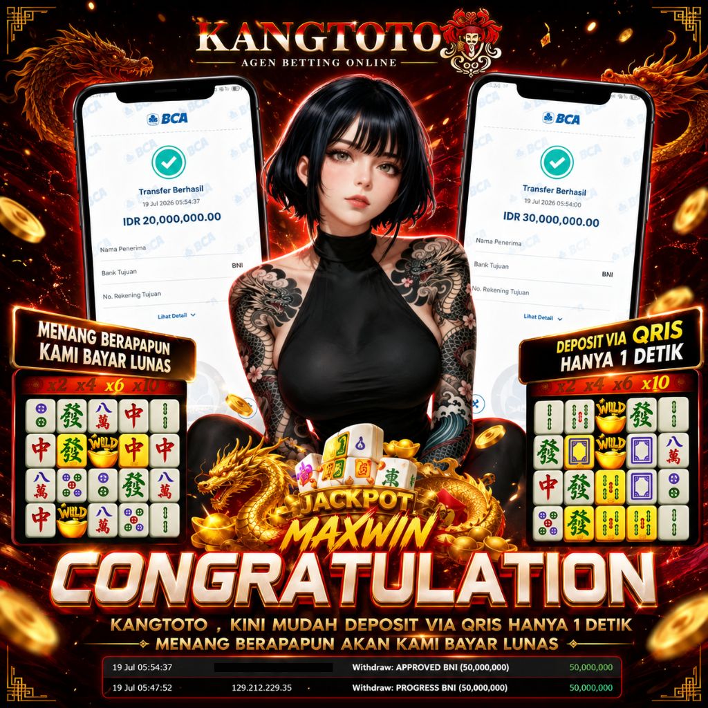 JACKPOT MELEDAK PARAH! TOTAL WD LUNAS RP 50.000.000 HARI INI DI KANGTOTO!