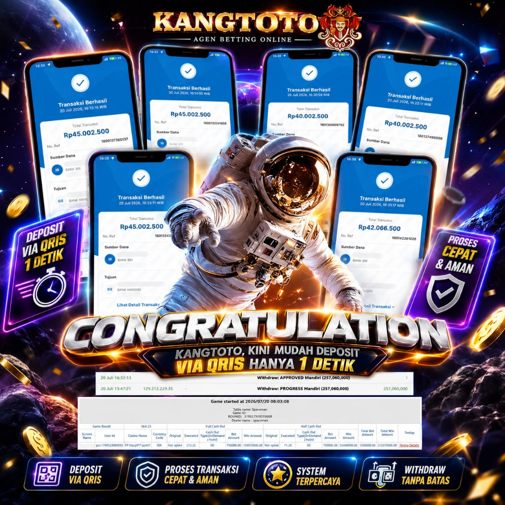 🚀 SPACEMAN TERBANG KE BULAN! WD FANTASTIS RP 257,000,000 PECAH HARI INI DI KANGTOTO! 🚀