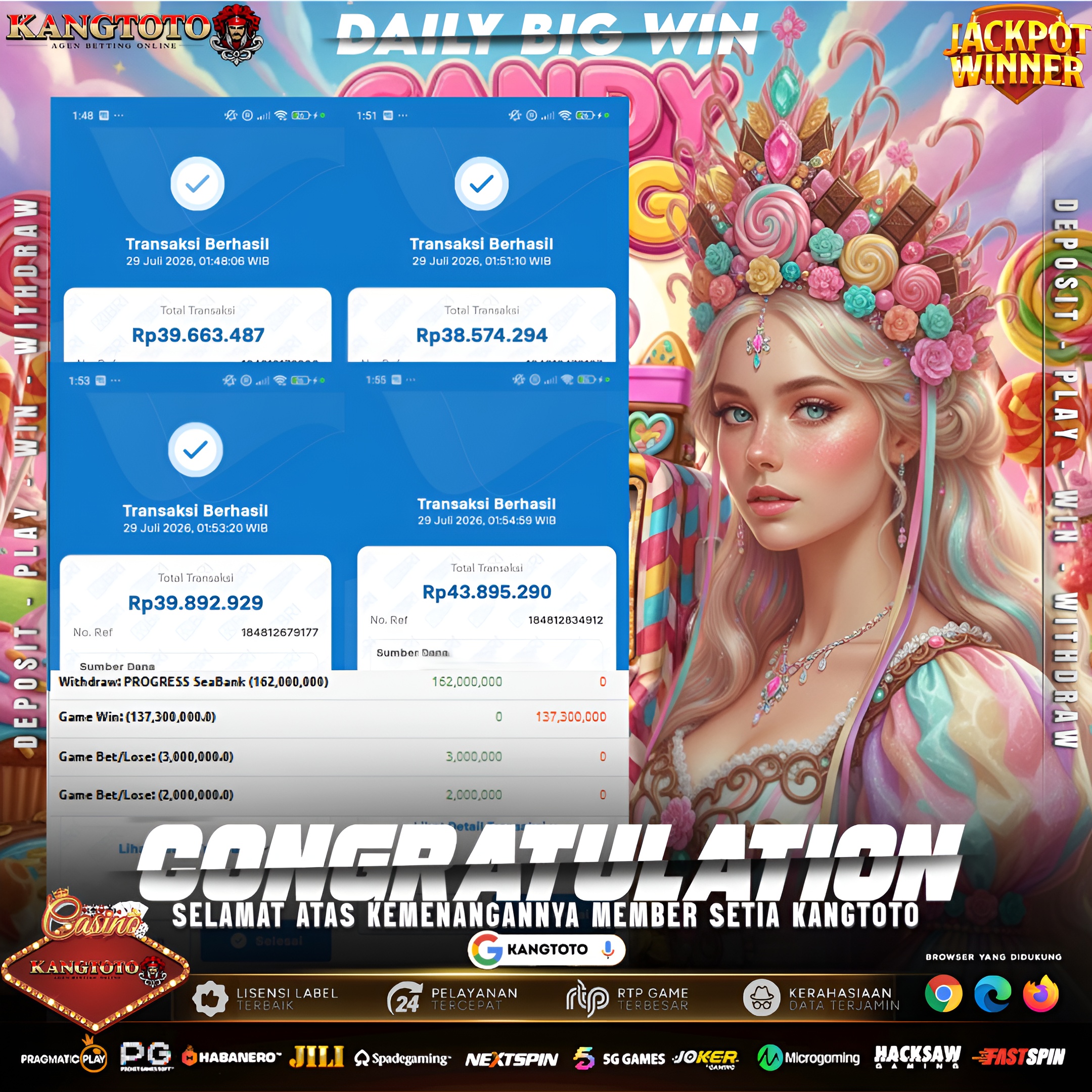 MANISNYA MAXWIN HARI INI BIKIN REKENING MELEDAK DI SWEET BONANZA CANDYLAND  🍬🍭💸 Rp 162.026.000 LUNAS !!!!