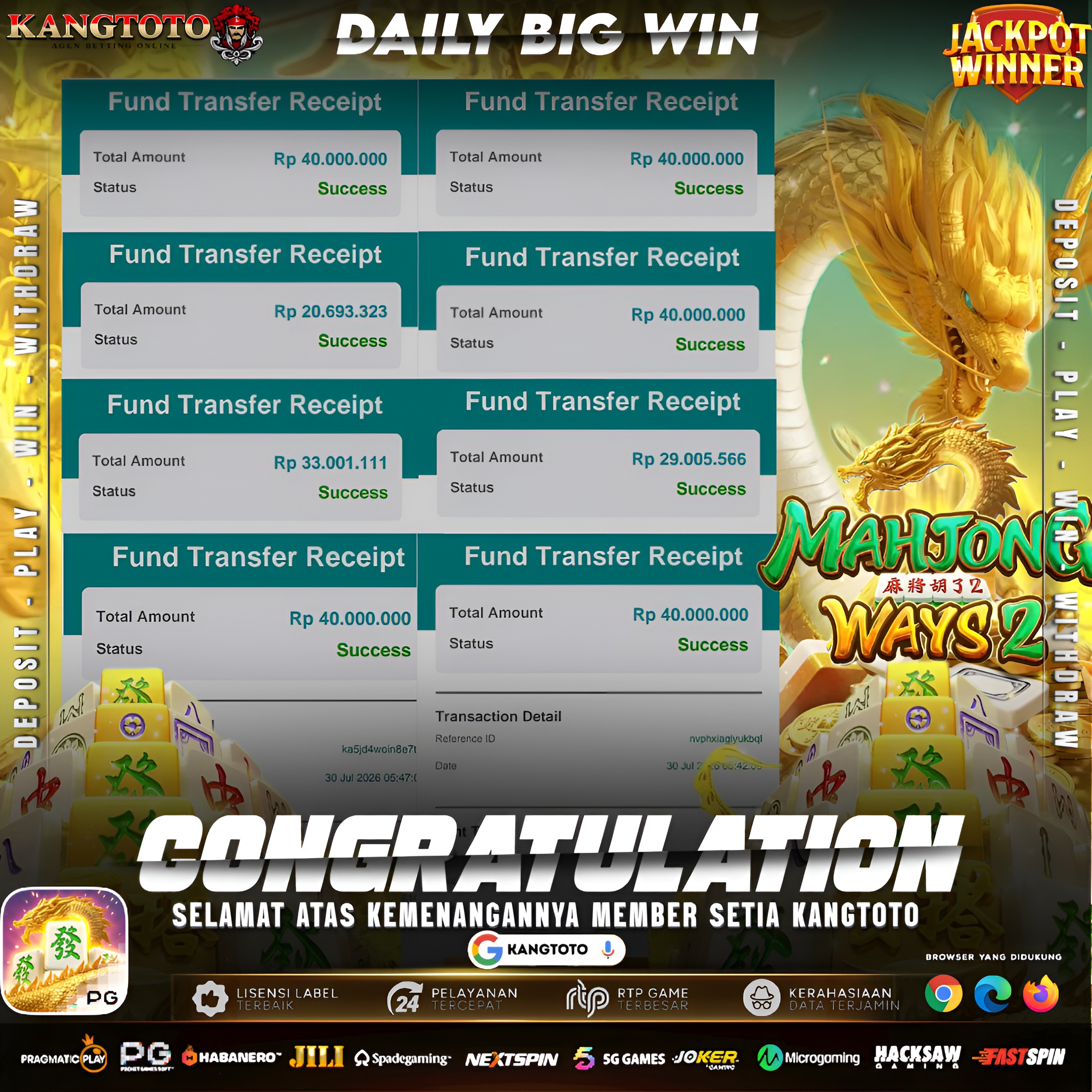 NAGA MAHJONG WAYS 2 NGAMUK! GAJIAN Rp 282.700.000 BERUNTUN! 🐉🀄️💸