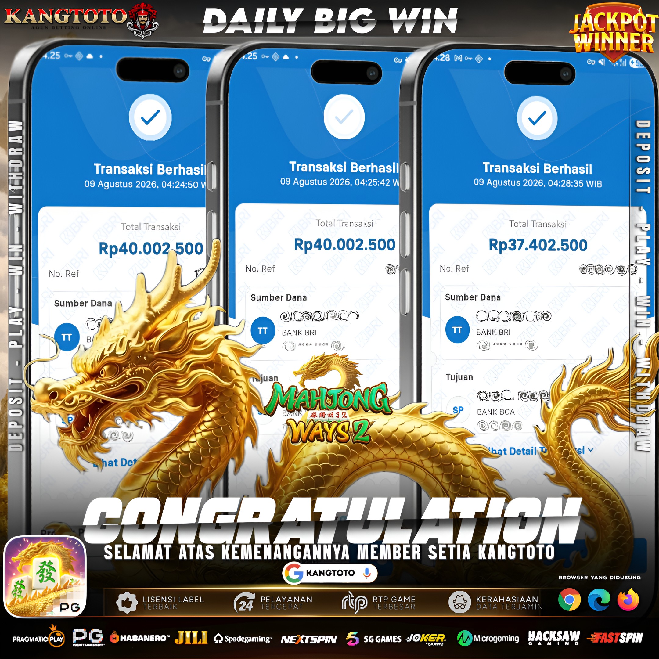 NAGA EMAS BERAKSI Rp 117.407.500 MELUNCUR DENGAN MULUS! 🐉✨