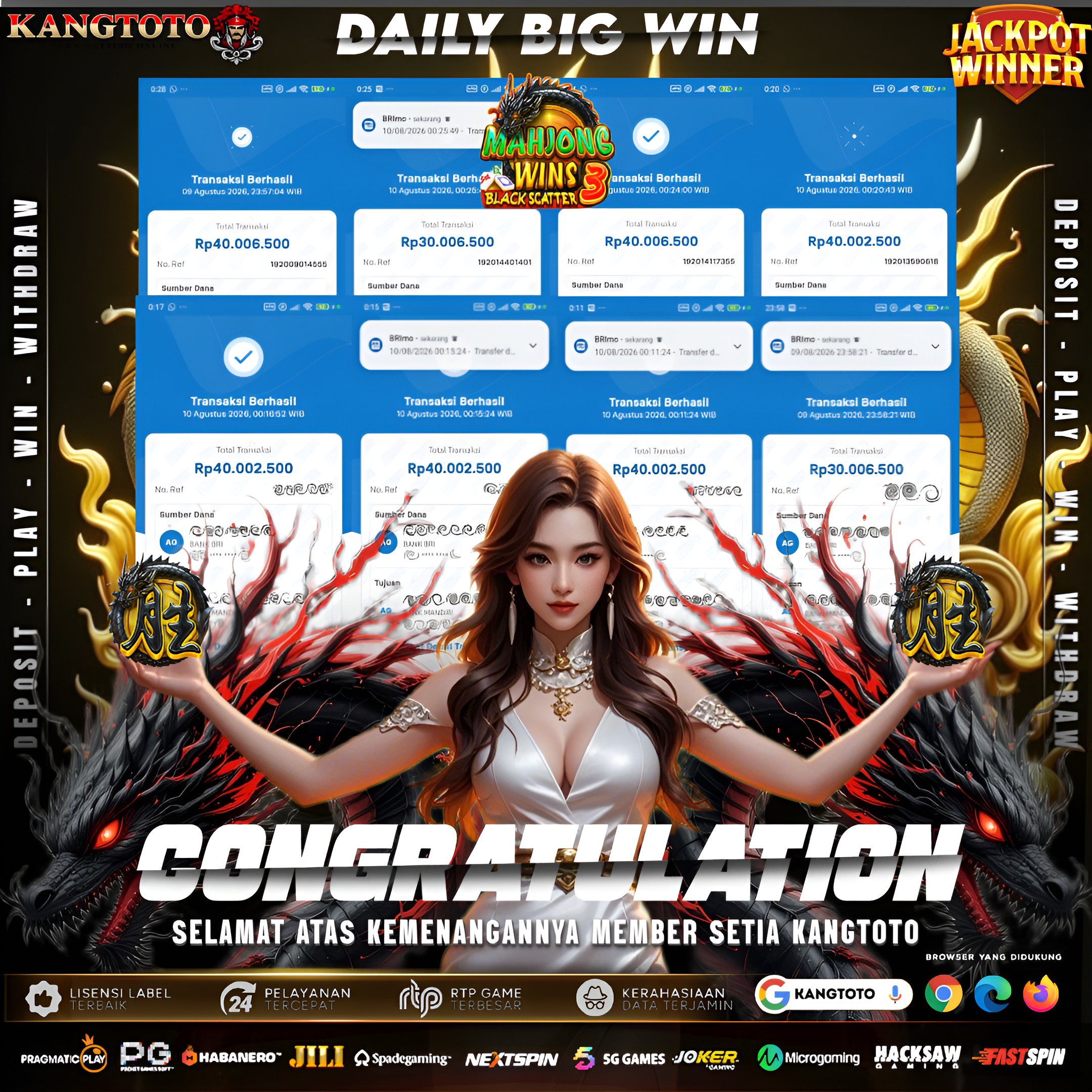 🔥 BUKTI NYATA! JP PAUS BERUNTUN HARI INI! Rp 300.000.000!!! LUNASS !!!🔥