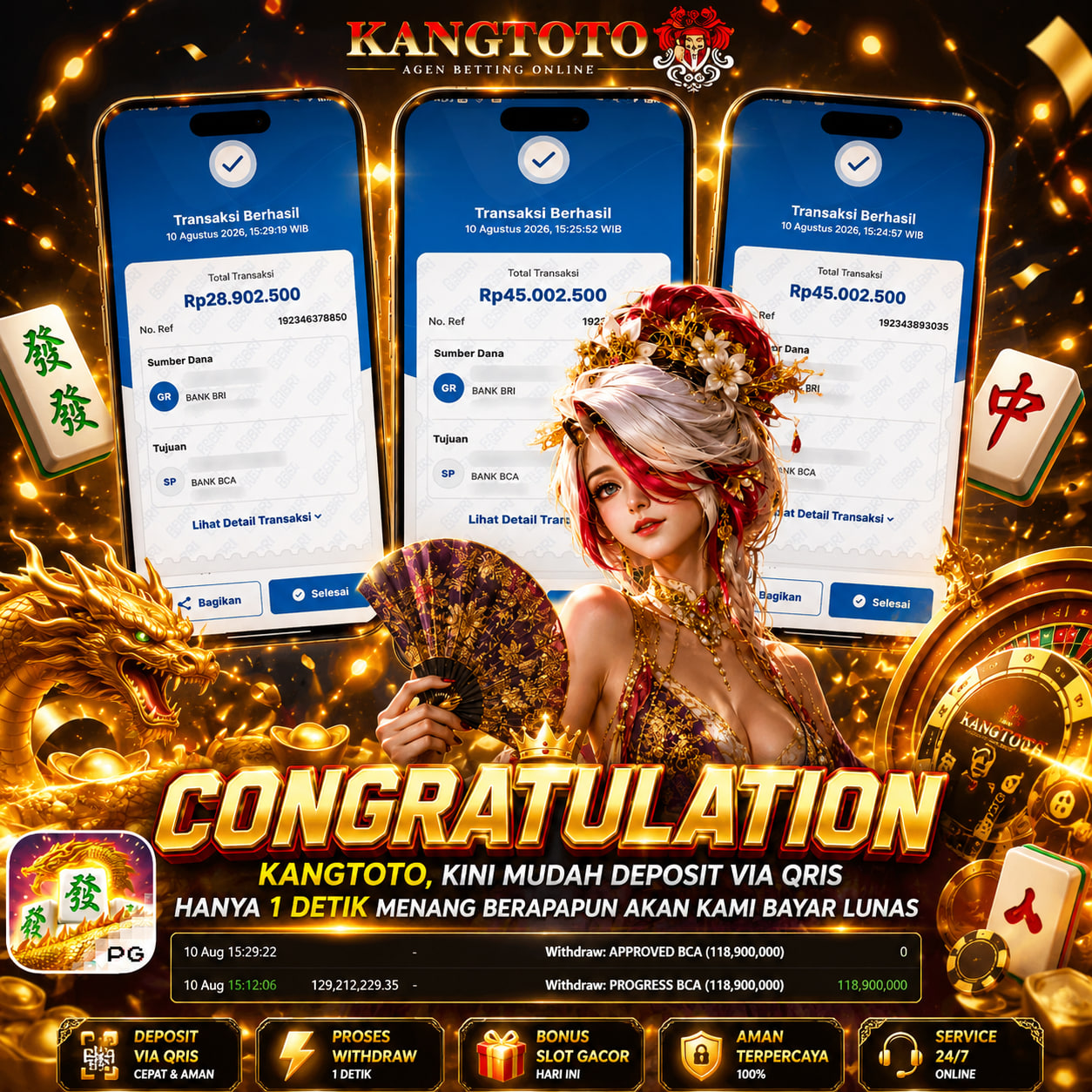 BUKTI WD 118 JUTA DIBAYAR LUNAS TANPA POTONGAN! HANYA DI KANGTOTO!