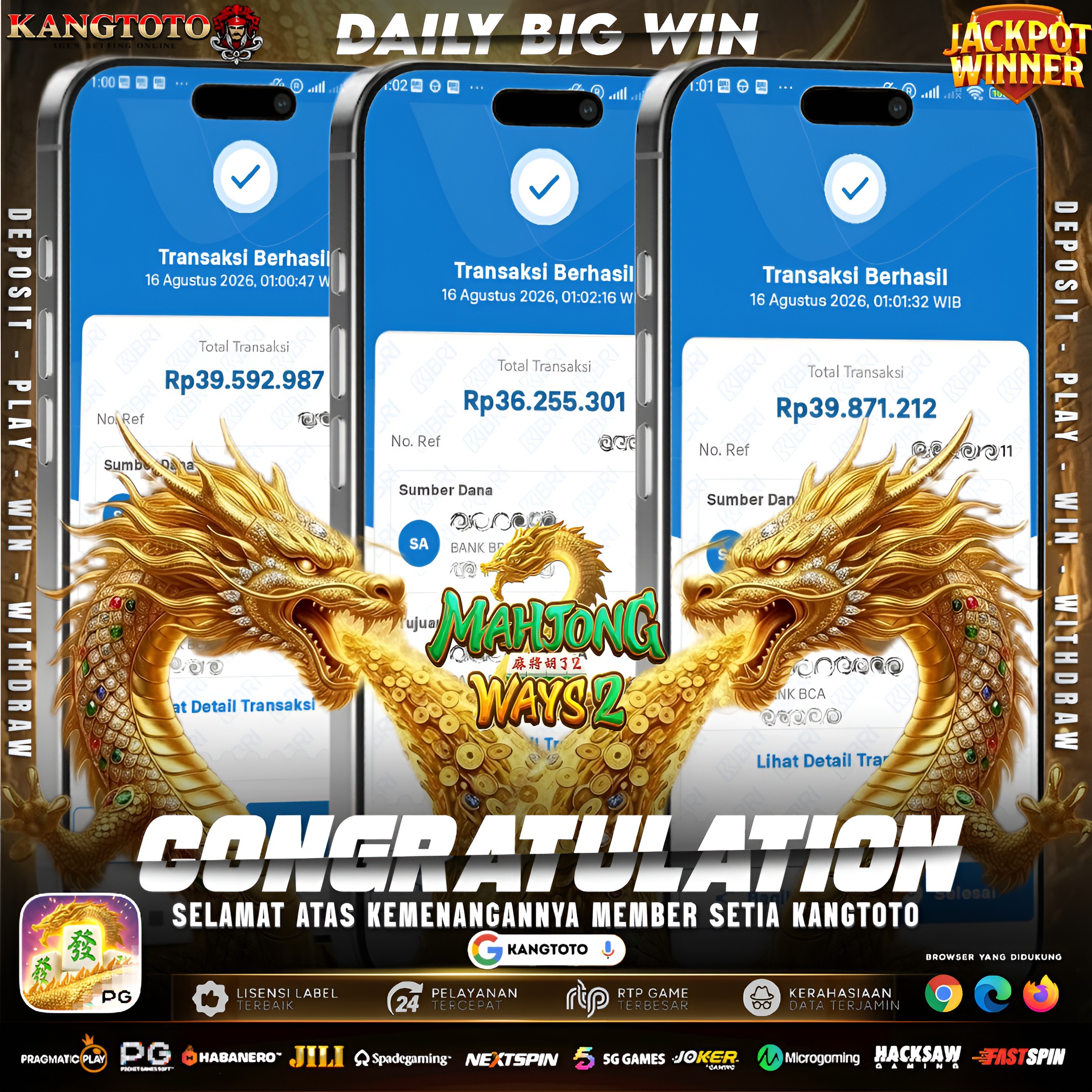 😱 MAHJONG WAYS 2 LAGI MENTOK GACORNYA! TOTAL WITHDRAW Rp 115.700.000 🐉🔥