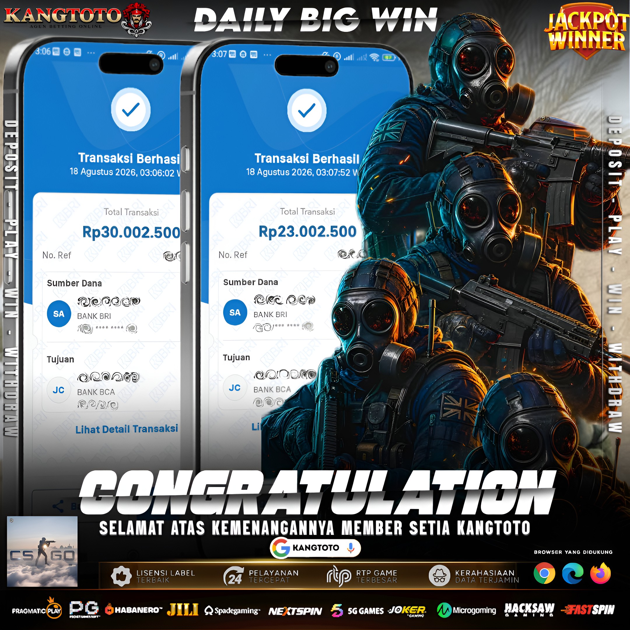 🎯 CS:GO BIKIN HEADSHOT JACKPOT! TOTAL WD TEMBUS Rp 53.000.000! 🎯