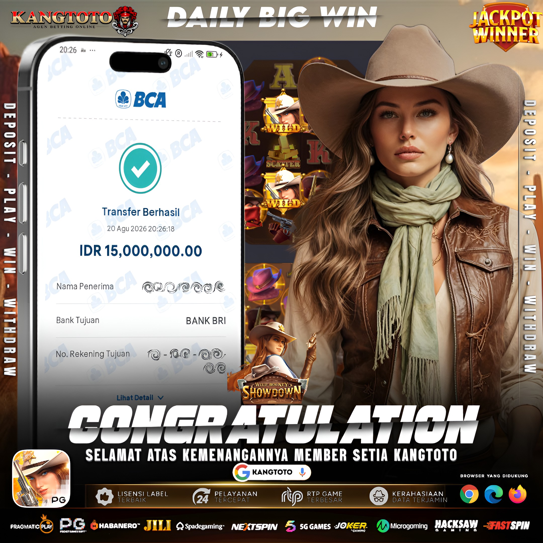 😱 WILD BOUNTY SHOWDOWN LAGI OBRAL MULTIPLIER! WD Rp 15.000.000 KILAT! 🤠🔥