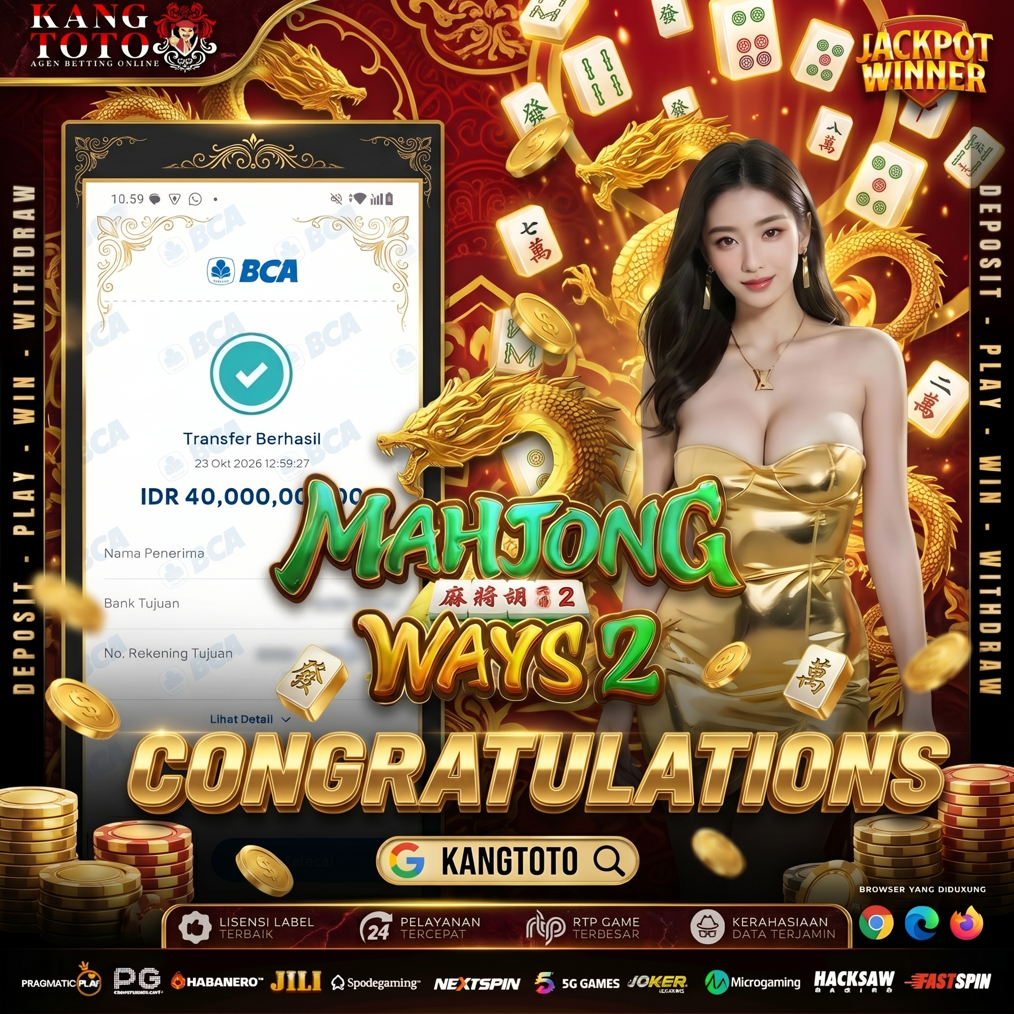 JACKPOT MAHYONG WAYS 2 MELEDAK !!!